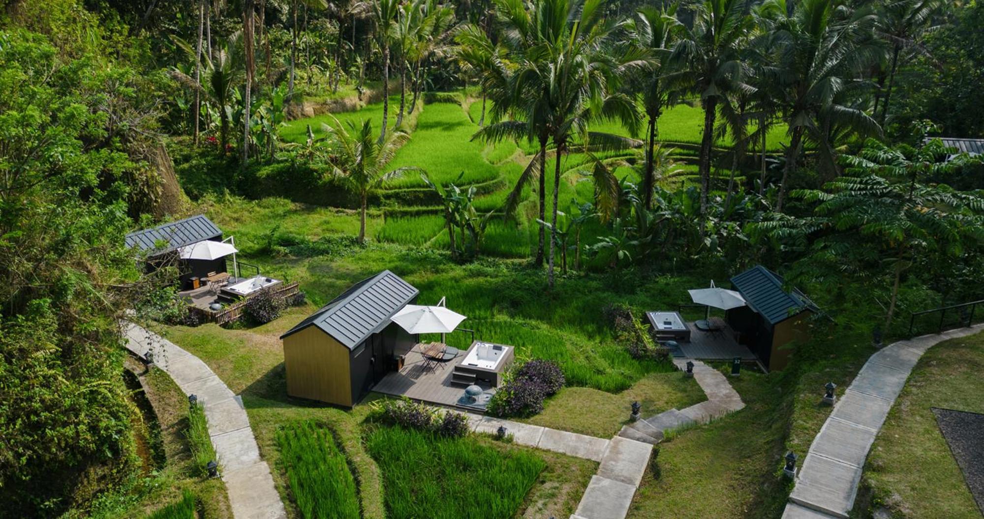 Bobocabin Ubud, Bali Esterno foto